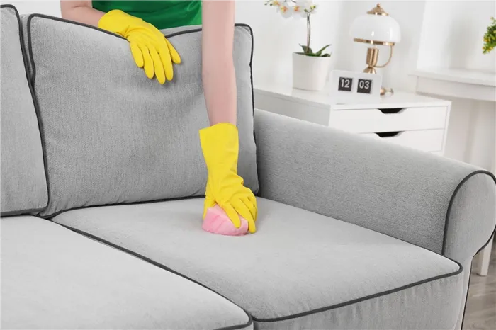 как почистить диван от сока