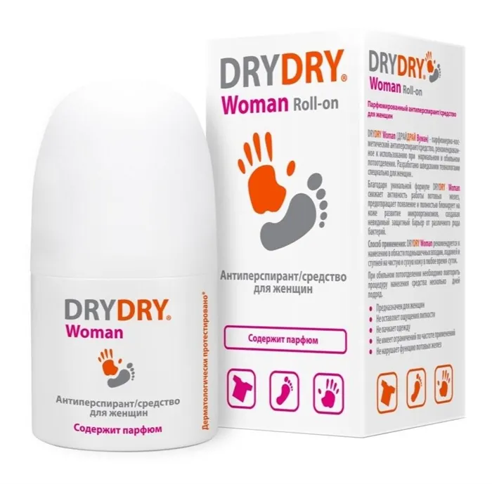 Dry dry woman roll-on