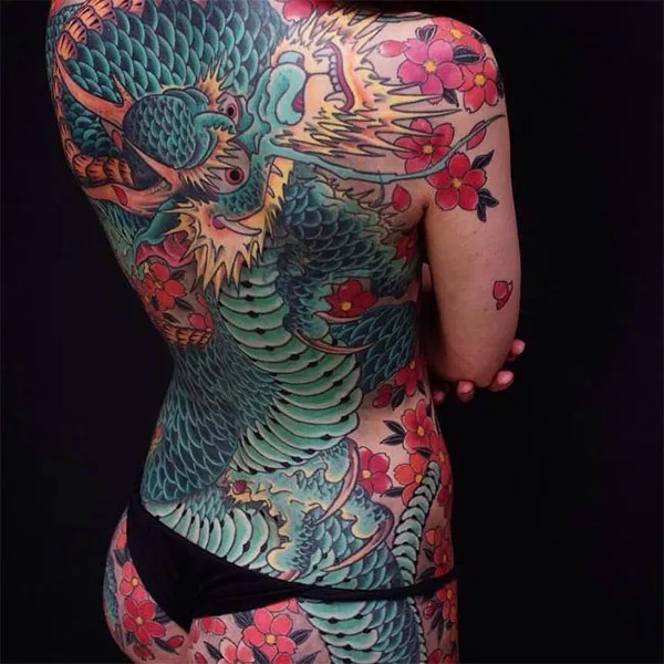 Татуировка в японском стиле