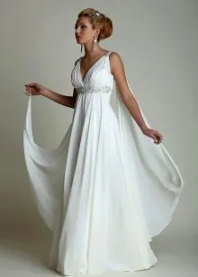 Свадебное платье ампир 