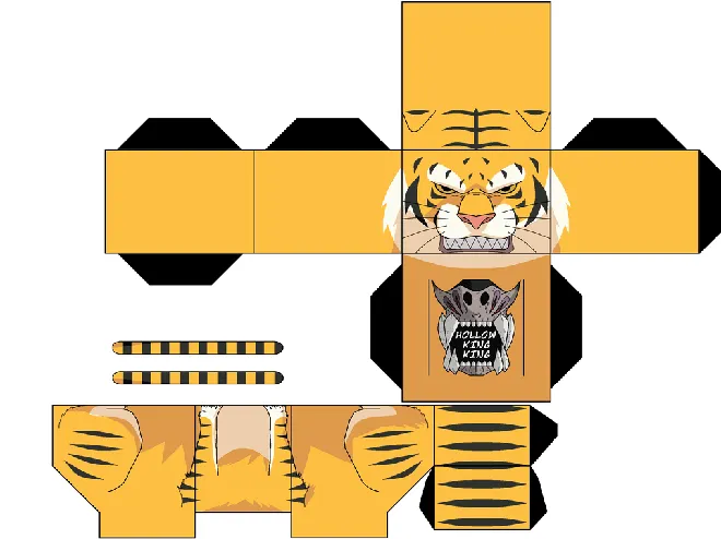 Шаблон тигра 2
