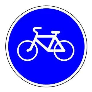 знак 4.4.1 (велосипедная дорожка )