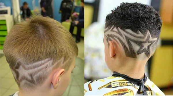 парикмахер и мальчик