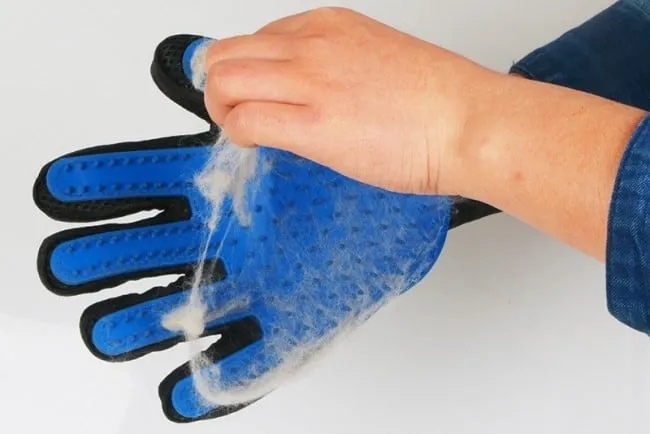 Насколько эффективны перчатки для вычёсывания животных