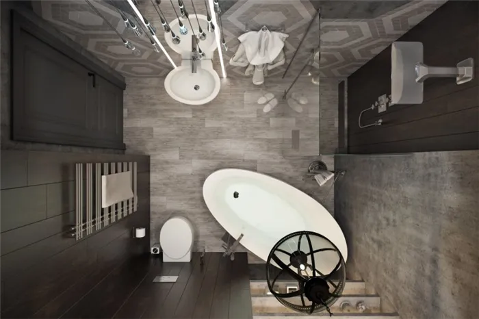 Серая ванная - красивые сочетания стиля, дизайна интерьера и подбора аксессуаров (140 фото идей)