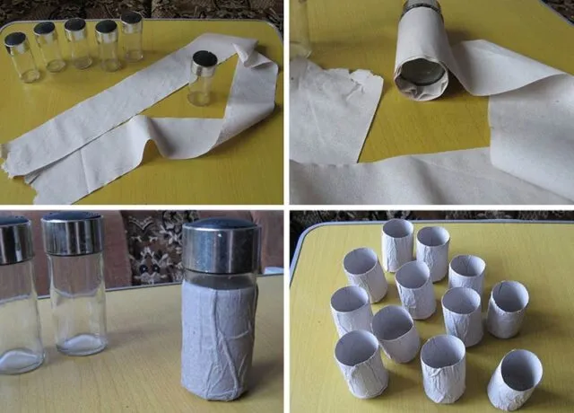Стаканчики для рассады из туалетной бумаги