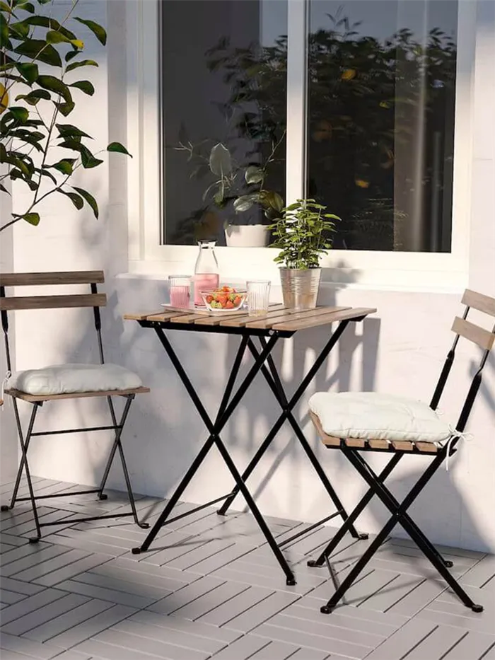 Штабелируемая мебель для экономии пространства IKEA