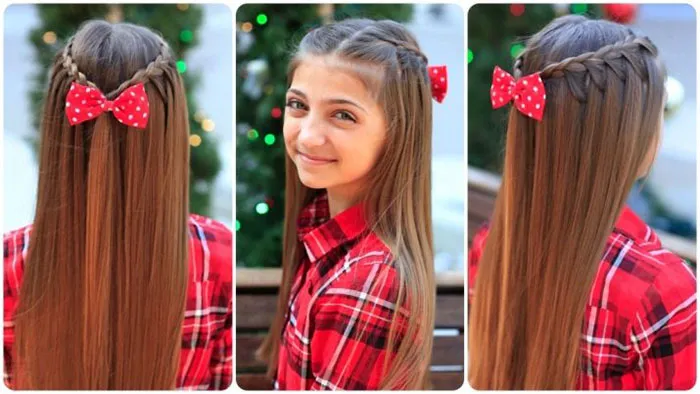 Красивые причёски в школу на длинные волосы для девочек на каждый день за 5 минут