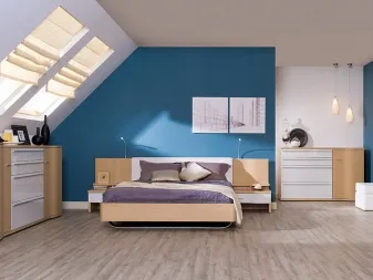 Дизайн просторной спальни в скандинавском стиле