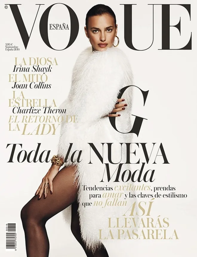 Ирина Шейк на обложке журнала Vogue