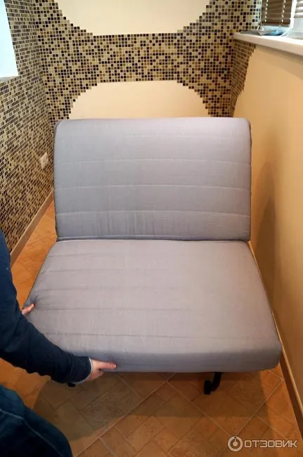 фото: раскладное кресло кровать икеа ликселе