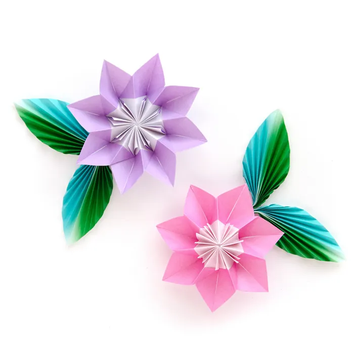 Поделка цветов оригами