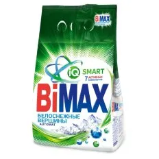 Стиральный порошок BiMAX, 3 кг, автомат, для белого белья, Белоснежные вершины