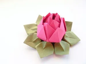 Модульный лотос оригами