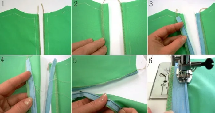 Обработка низа юбки полусолнце на резинке