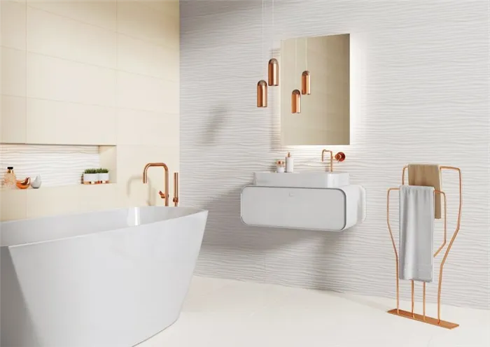Модная плитка для ванной - ТОП-140 фото самых удачных дизайн-проектов с обзором интересных сочетаний отделки