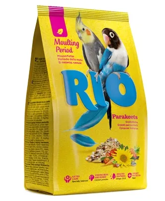Корм Рио для средних попугаев в период линьки