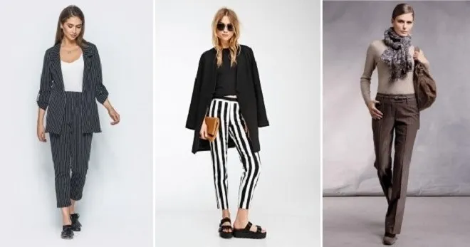 Женские брюки в полоску – самые модные модели и образы этого сезона
