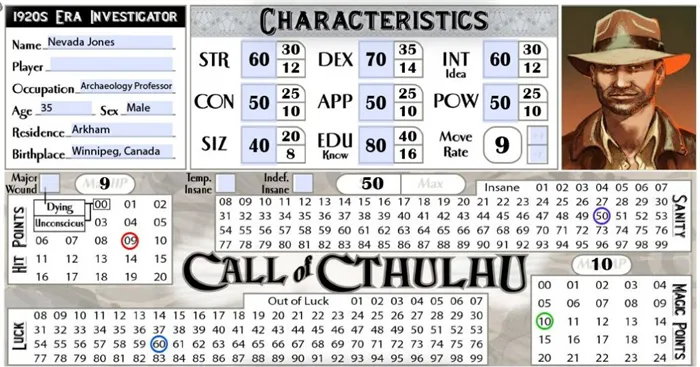 Стартовый набор Call of Cthulhu 7ed. Обзор 3