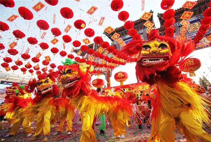 Китайский Новый Год в Таиланде - львы