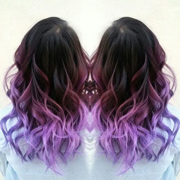 Советы для фиолетовых волос: техника окрашивания, модные тенденции, фото
