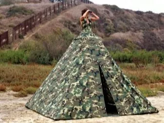 Платье-палатка хаки