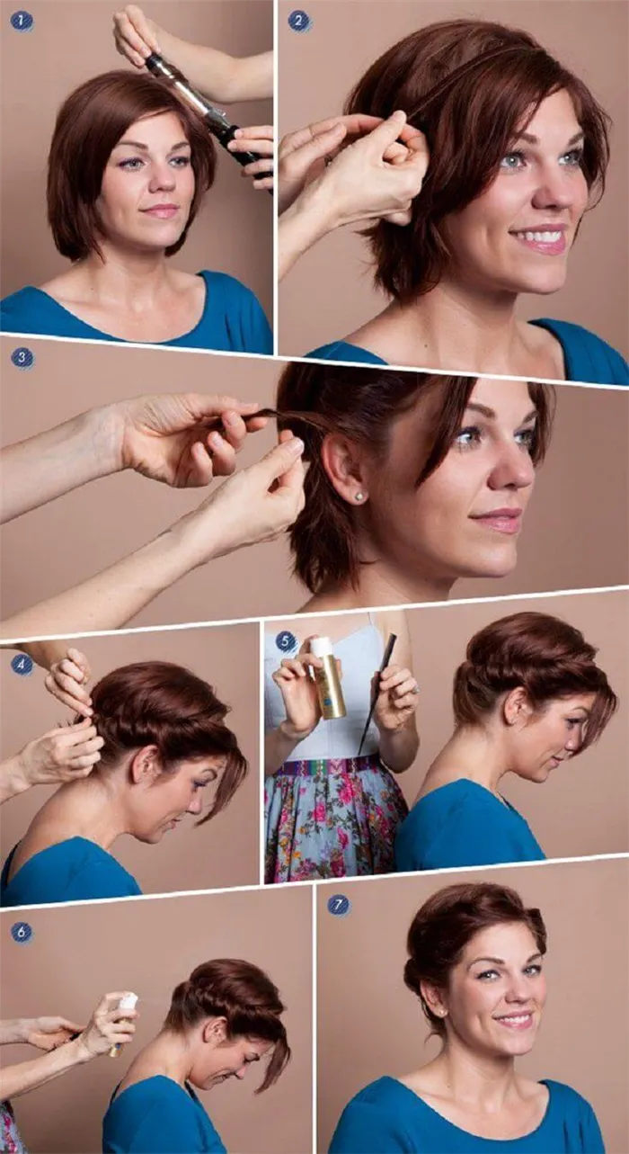 Идеи простых причесок на короткие волосы на каждый день - фото и видео пошагово