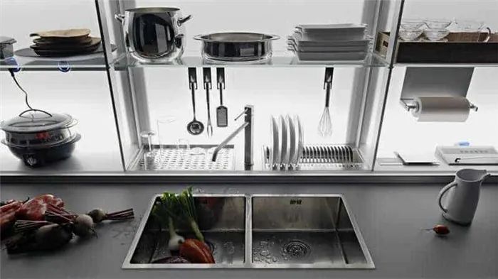Внутреннее наполнение кухонного шкафа — функциональные идеи