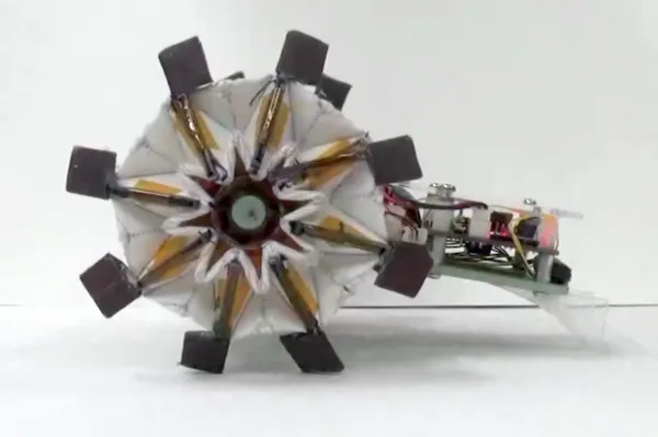 Оригами-колесо для робота