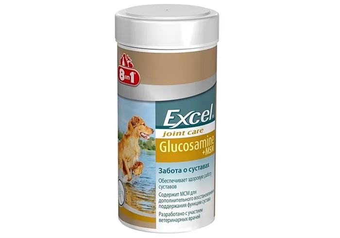 Добавка для собаки 8в1 Excel Glucosamine