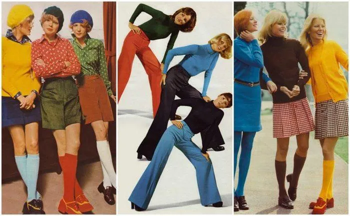 Женская мода 70 годов 20 века, фото
