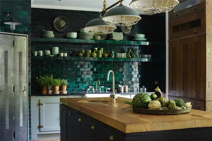 Бирюзовая кухня - 120 фото самых красивых идей дизайна