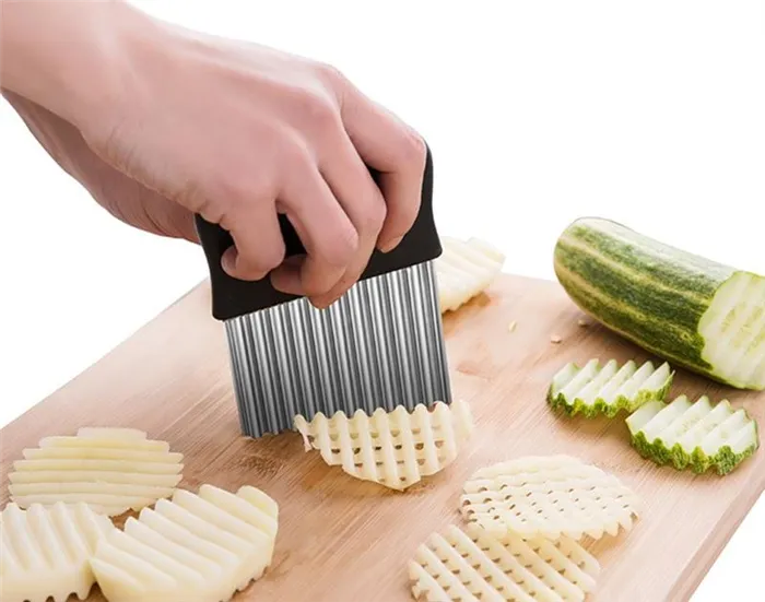 Нож слайсер для нарезки картофеля