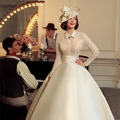 Свадебное платье в стиле 40-х годов