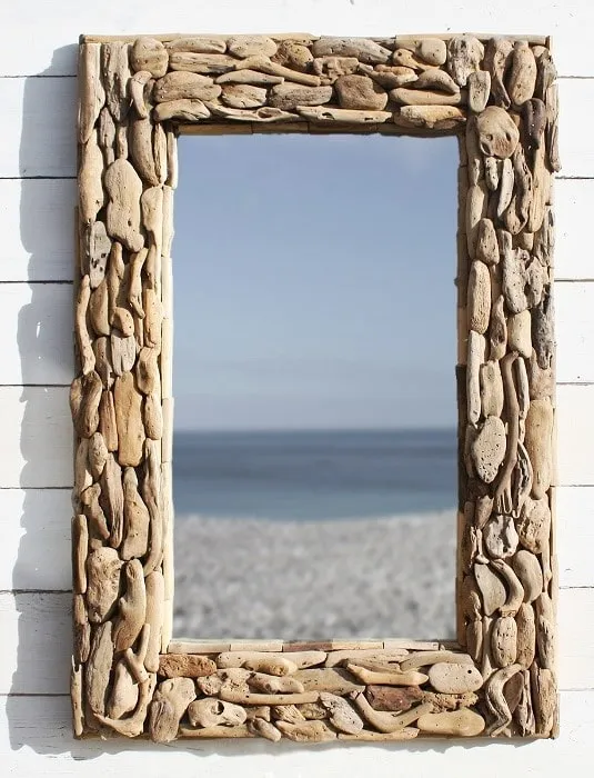 зеркало декорированное камнями
