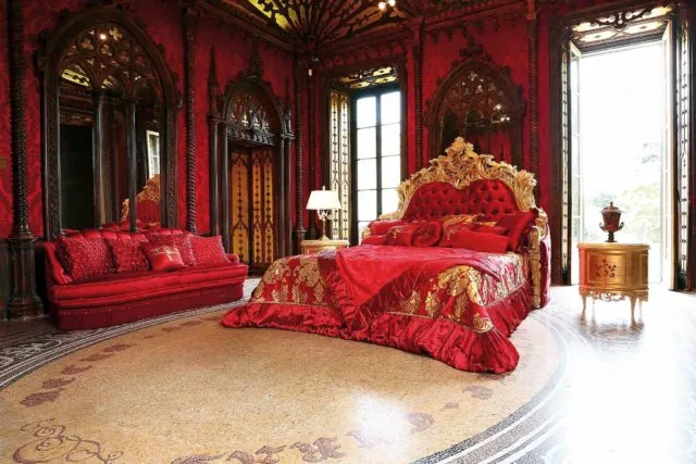 Шикарный дизайн спальни в стиле барокко: оригинальные идеи оформления + фото