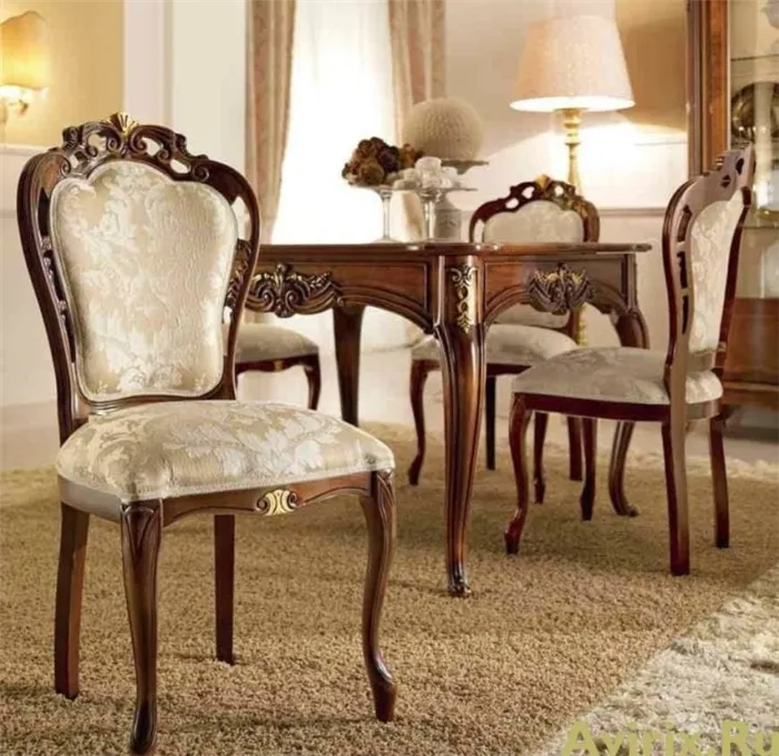 Классические стулья для гостиной