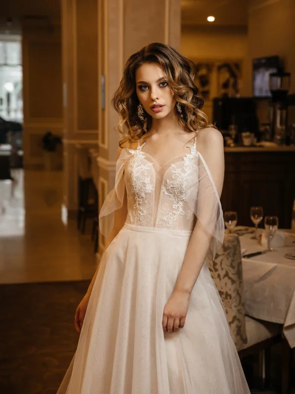 Свадебное платье бохо Ivet 431