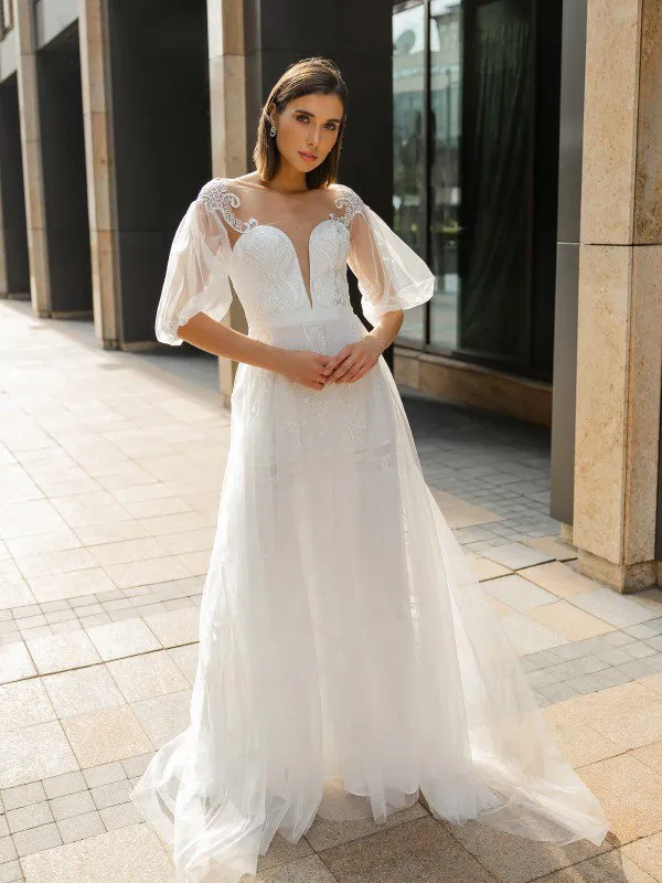 Свадебное платье бохо Iris 5223