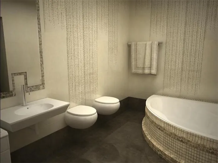 Большая ванная комната: советы по оформлению дизайна (45 фото)