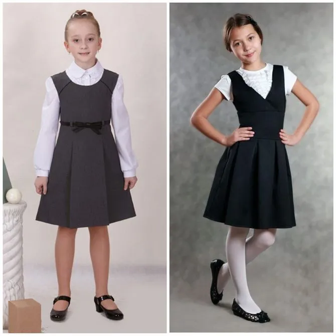 Школьные платья для девочек: самые модные тенденции 2021-2022 года 14
