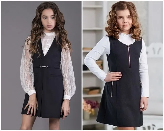 Школьные платья для девочек: самые модные тенденции 2021-2022 года 19