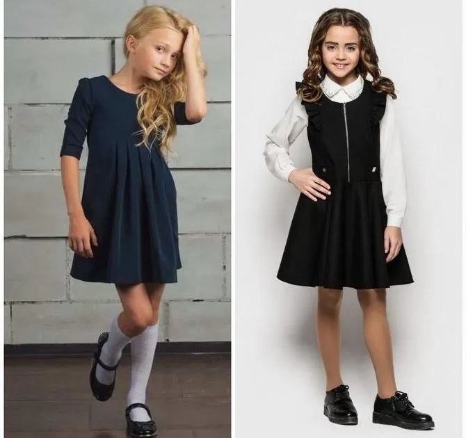Школьные платья для девочек: самые модные тенденции 2021-2022 года 12