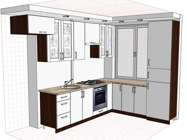 дизайн кухни в панельных домах