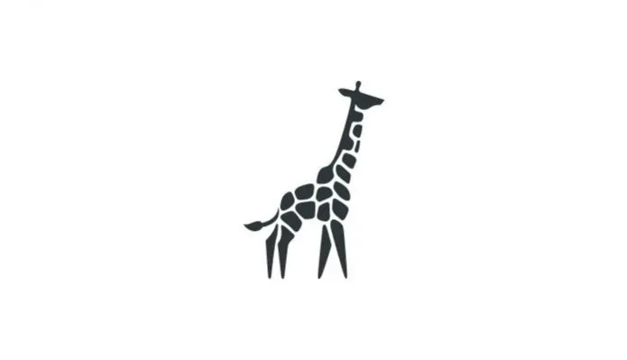 эскиз тату мини-жираф