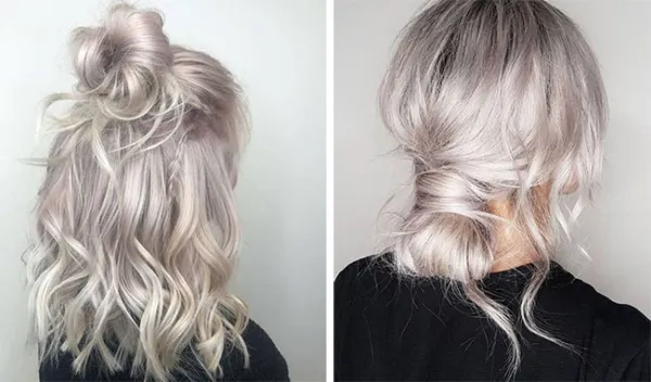 Дымчатый топаз цвет волос. Фото до и после окрашивания, мелирования