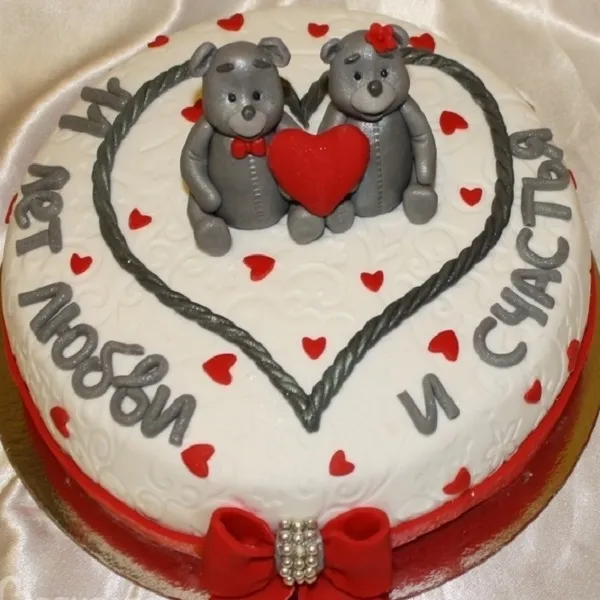 Фото торта на 11 лет годовщины свадьбы