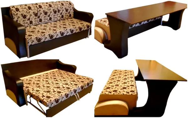 Диван-стол-кровать в дизайне