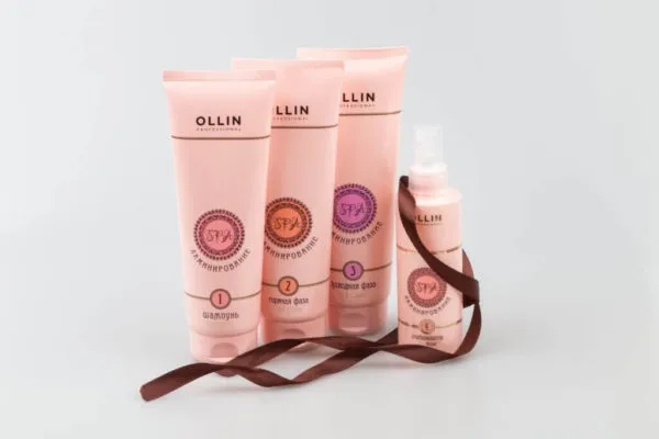 Набор для SPA ламинирования волос Ollin Professional 4 средства