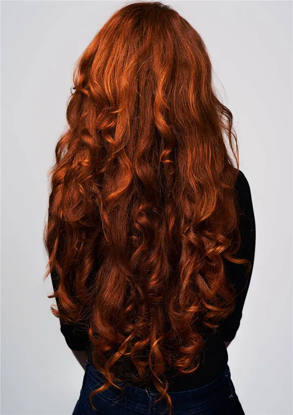 Медно-каштановый цвет волос